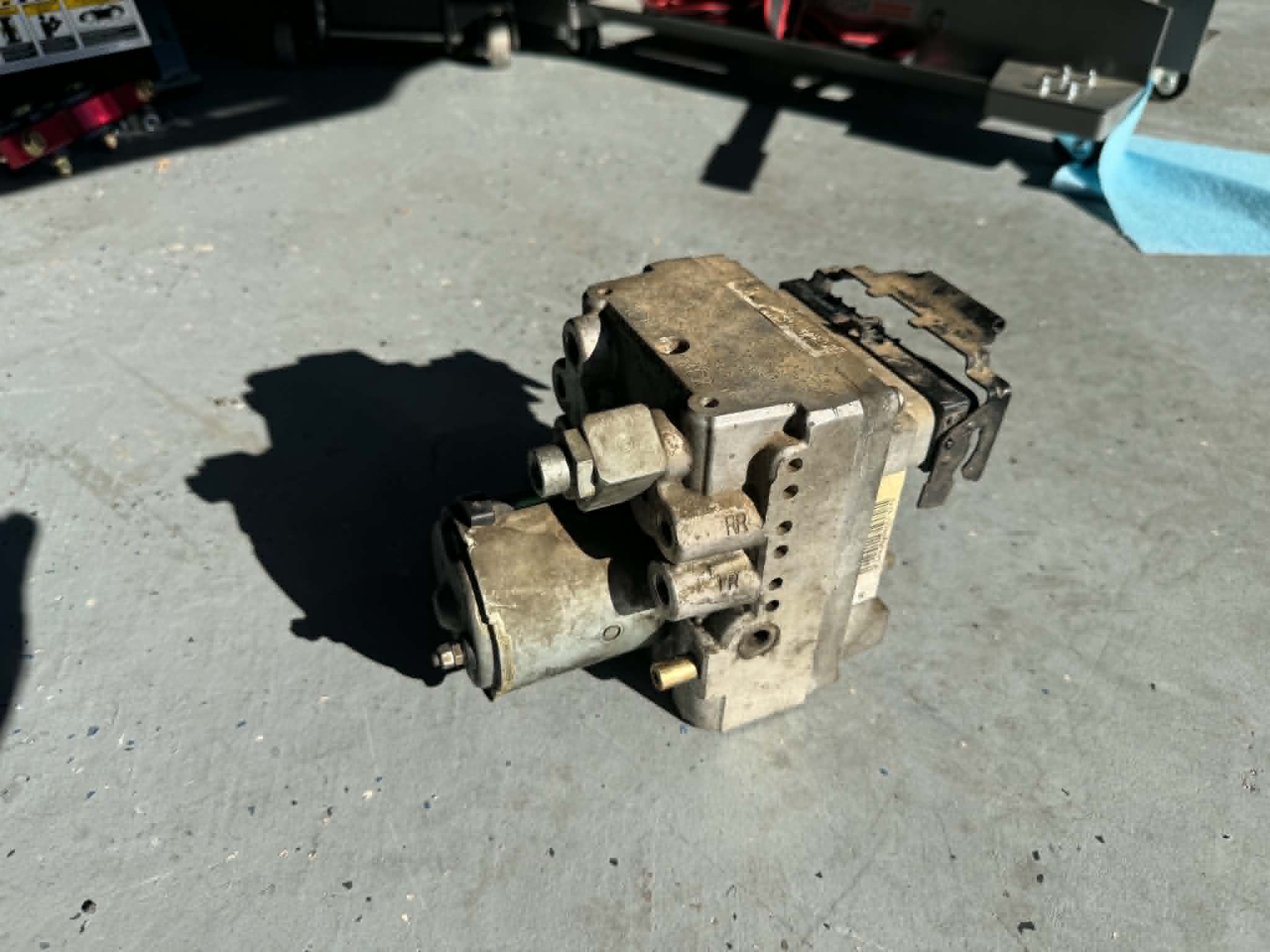 The EBCM & ABS block from a 1997 C5 Corvette