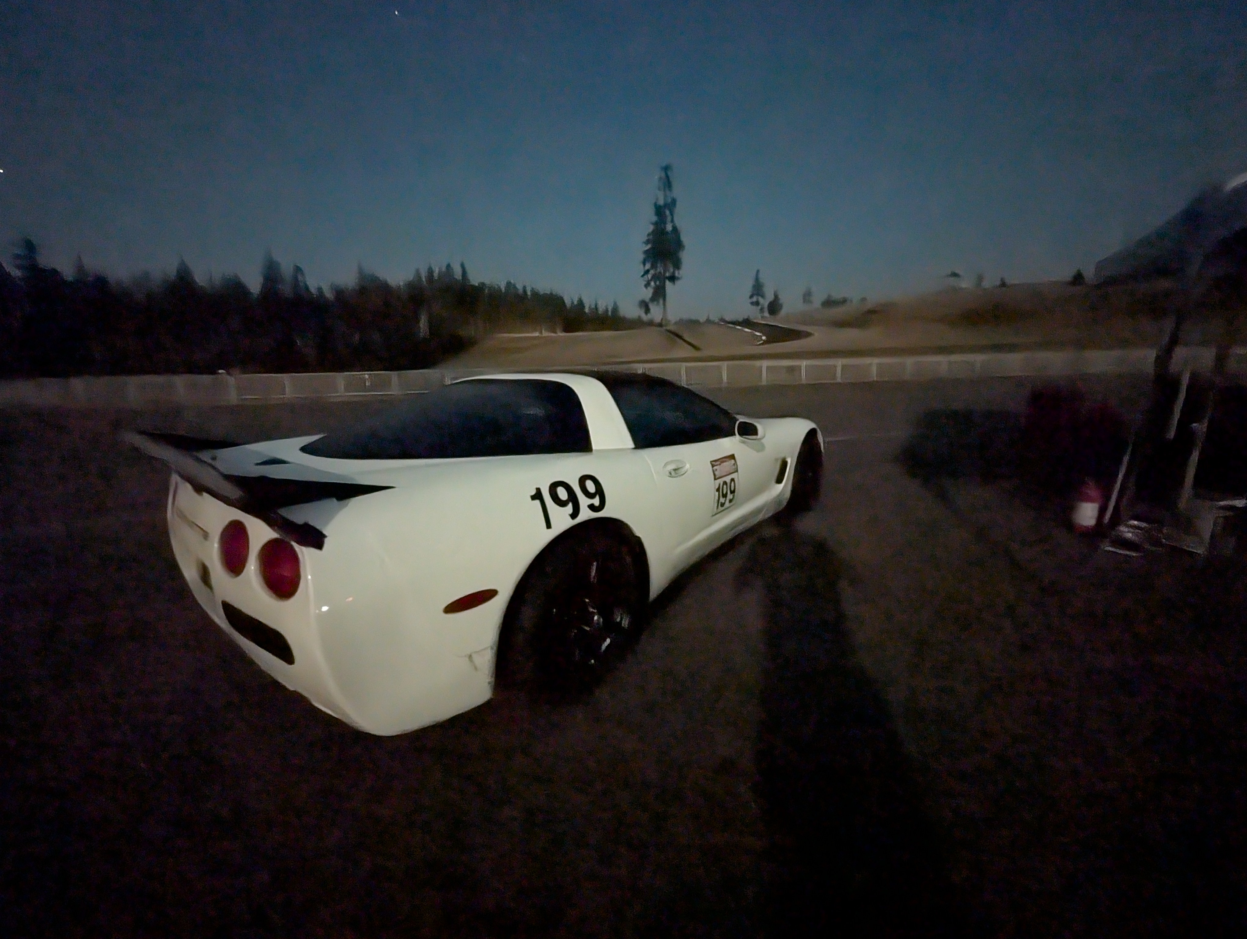 C5 Corvette #199 at sunset at The Ridge