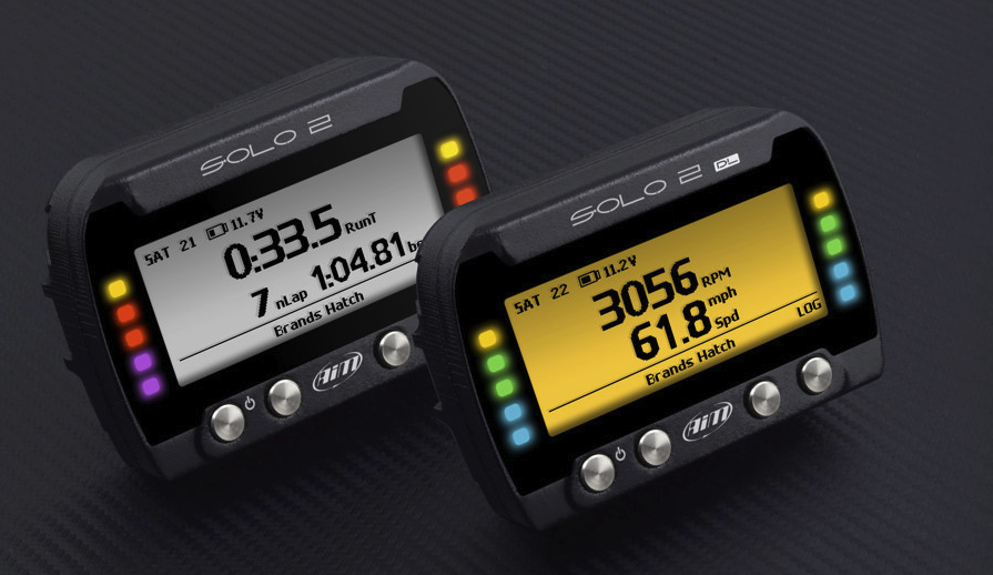 An example picture of the AIM Solo 2 device.