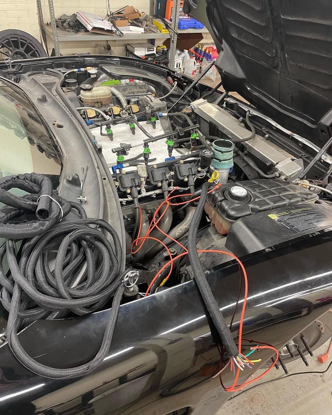 C5 Corvette engine bay