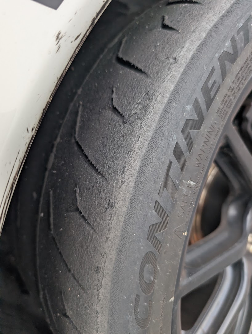 Continental ECF tires on Apex Sm10 wheels for the Dead to Shred C5 Corvette