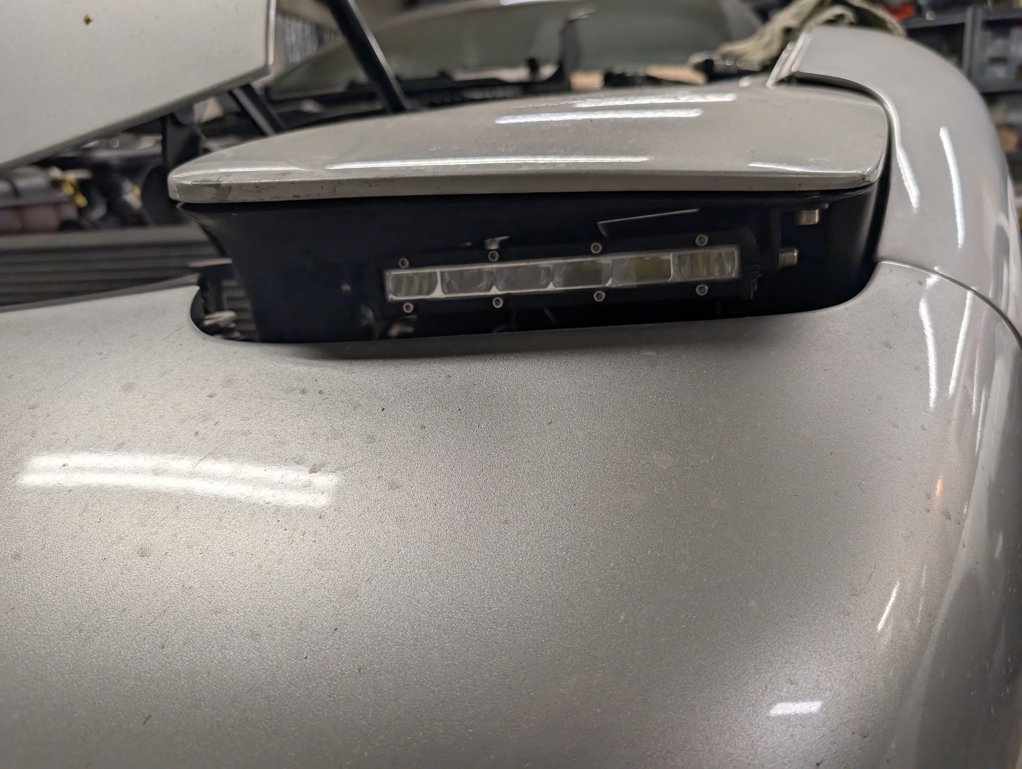 DIY lightbar sleepy eye modification on a C5 Corvette