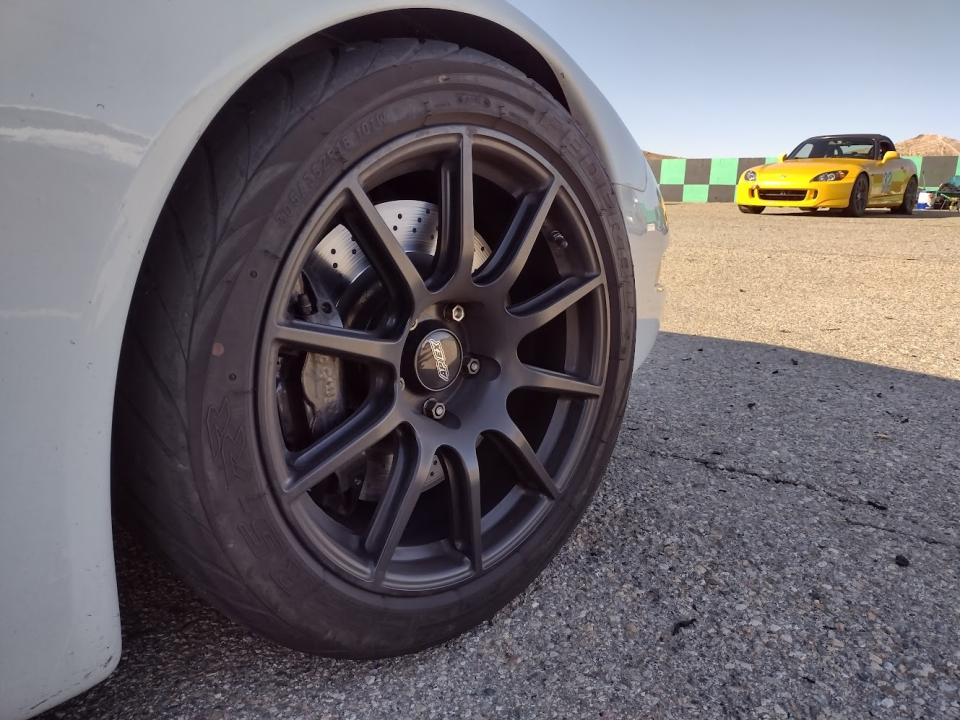 C5 Corvete Parked with 18x11 Apex SM10 ET57 wheels