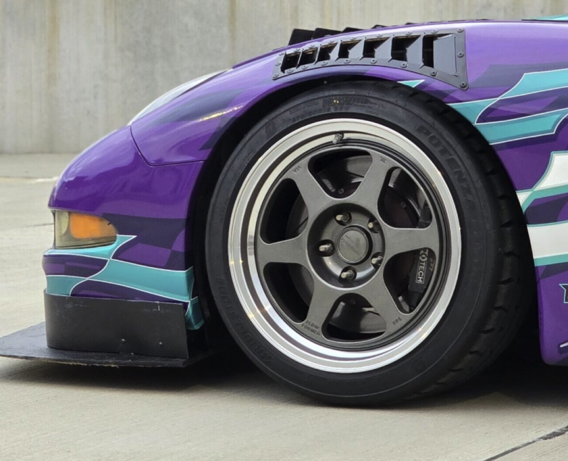 Podium FF6 wheels on a C5 Corvette